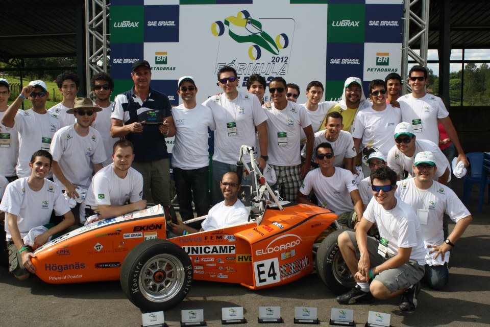 Protótipo E2012 na pista