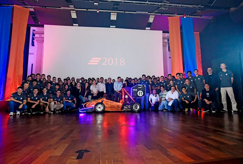 Protótipo E2018 na pista